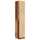 apotekerskab 30x41x174,5 cm konstrueret træ gammelt træ-look