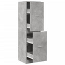 apotekerskab 40x41x144,5 cm konstrueret træ betongrå