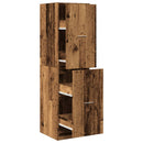 apotekerskab 40x41x144,5 cm konstrueret træ gammelt træ-look