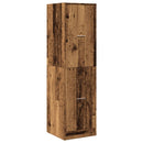 apotekerskab 40x41x144,5 cm konstrueret træ gammelt træ-look