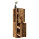 apotekerskab 40x41x144,5 cm konstrueret træ gammelt træ-look