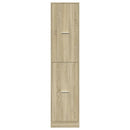 apotekerskab 40x41x174,5 cm konstrueret træ sonoma-eg