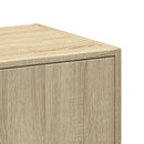 apotekerskab 40x41x174,5 cm konstrueret træ sonoma-eg