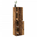 apotekerskab 40x41x174,5 cm konstrueret træ gammelt træ-look