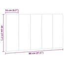 gavlpude Hanko 80 cm stof sort