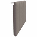 gavlpude Hanko 90 cm stof gråbrun
