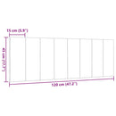 gavlpude Hanko 120 cm stof mørkegrå