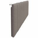 gavlpude Hanko 200 cm stof gråbrun