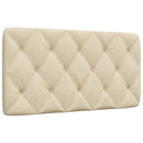 gavlpude 100 cm stof cremefarvet