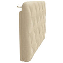 gavlpude 100 cm stof cremefarvet