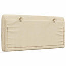 gavlpude 100 cm stof cremefarvet
