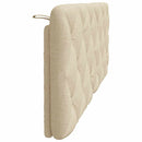 gavlpude 120 cm stof cremefarvet