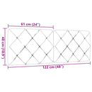 gavlpude 120 cm stof cremefarvet