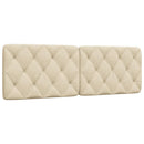 gavlpude 160 cm stof cremefarvet