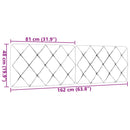 gavlpude 160 cm stof blå