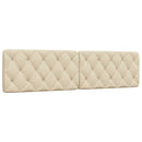 gavlpude 200 cm stof cremefarvet