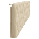 gavlpude 200 cm stof cremefarvet