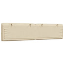 gavlpude 200 cm stof cremefarvet