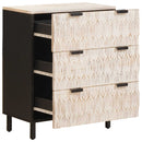 Sideboard 2 pcs Hvid Vask Finish 60 x 33 x 75 cm
