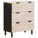Sideboard 2 pcs Hvid Vask Finish 60 x 33 x 75 cm