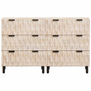 Sideboard 2 pcs Hvid Vask Finish 60 x 33 x 75 cm