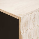Sideboard 3 pcs Hvid Vask Finish 180 x 33 x 75 cm