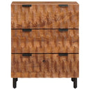 Sideboard 2 pcs Acacia Brun Finish 60 x 33 x 75 cm