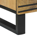 Sidetabel Sæt 2 pcs Naturfarvet 120 x 33,5 x 75 cm