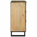 Sidetabel Sæt 2 pcs Naturfarvet 120 x 33,5 x 75 cm