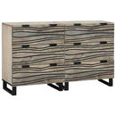 Sidetabel Sæt 2 pcs Hvid 120 x 33,5 x 75 cm Massivt mangotræ