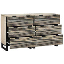 Sidetabel Sæt 2 pcs Hvid 120 x 33,5 x 75 cm Massivt mangotræ