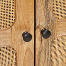 Sideboard 3 pcs Brun 180 x 33 x 75 cm Massivt mangotræ