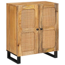 Sideboard 3 pcs Brun 180 x 33 x 75 cm Massivt mangotræ