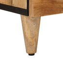 Sideboard 3 pcs Naturfarvet 60 x 33,5 x 75 cm Massivt mangotræ