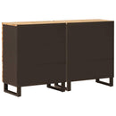 Sideboard 2 pcs Brun 60 x 33 x 75 cm Massivt mangotræ