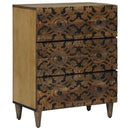Sideboard 2 pcs Brun 60 x 33,5 x 75 cm Massivt mangotræ