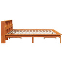 sengeramme uden madras 180x200 cm massivt fyrretræ gyldenbrun