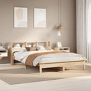sengeramme uden madras 150x200 cm massivt fyrretræ
