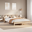 sengeramme uden madras 140x200 cm massivt fyrretræ