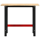 arbejdsbænk 100x60x81,5 cm massivt egetræ