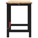 arbejdsbænk 140x60x81,5 cm massivt egetræ