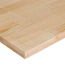 arbejdsbænk 140x60x81,5 cm massivt egetræ