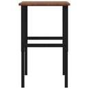 arbejdsbænk 100x60x(71,5-98) cm massivt egetræ rektangulær