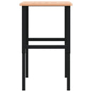 arbejdsbænk 100x60x(71,5-98) cm massivt bøgetræ rektangulær