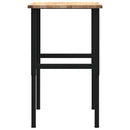 arbejdsbænk 100x60x(71,5-98) cm massivt egetræ