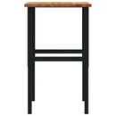 arbejdsbænk 80x60x(71,5-98) cm massivt egetræ
