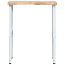 arbejdsbænk 80x60x(73-99,5) cm massivt akacietræ rektangulær