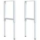 arbejdsbænk 100x60x(71,5-98) cm massivt egetræ
