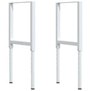 arbejdsbænk 100x60x(71,5-98) cm massivt egetræ
