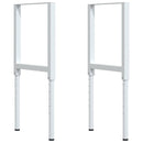 arbejdsbænk 80x60x(71,5-98) cm massivt egetræ
